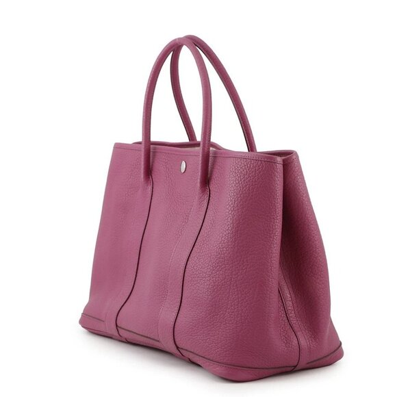 HERMES Garden Party Size PM Negonda Leather Tosca - Picture 3 of 15